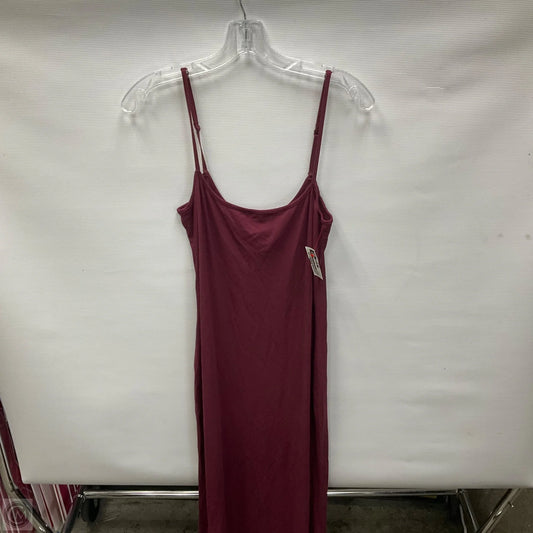 Dress Casual Maxi By Skims In Maroon, Size: Xl
