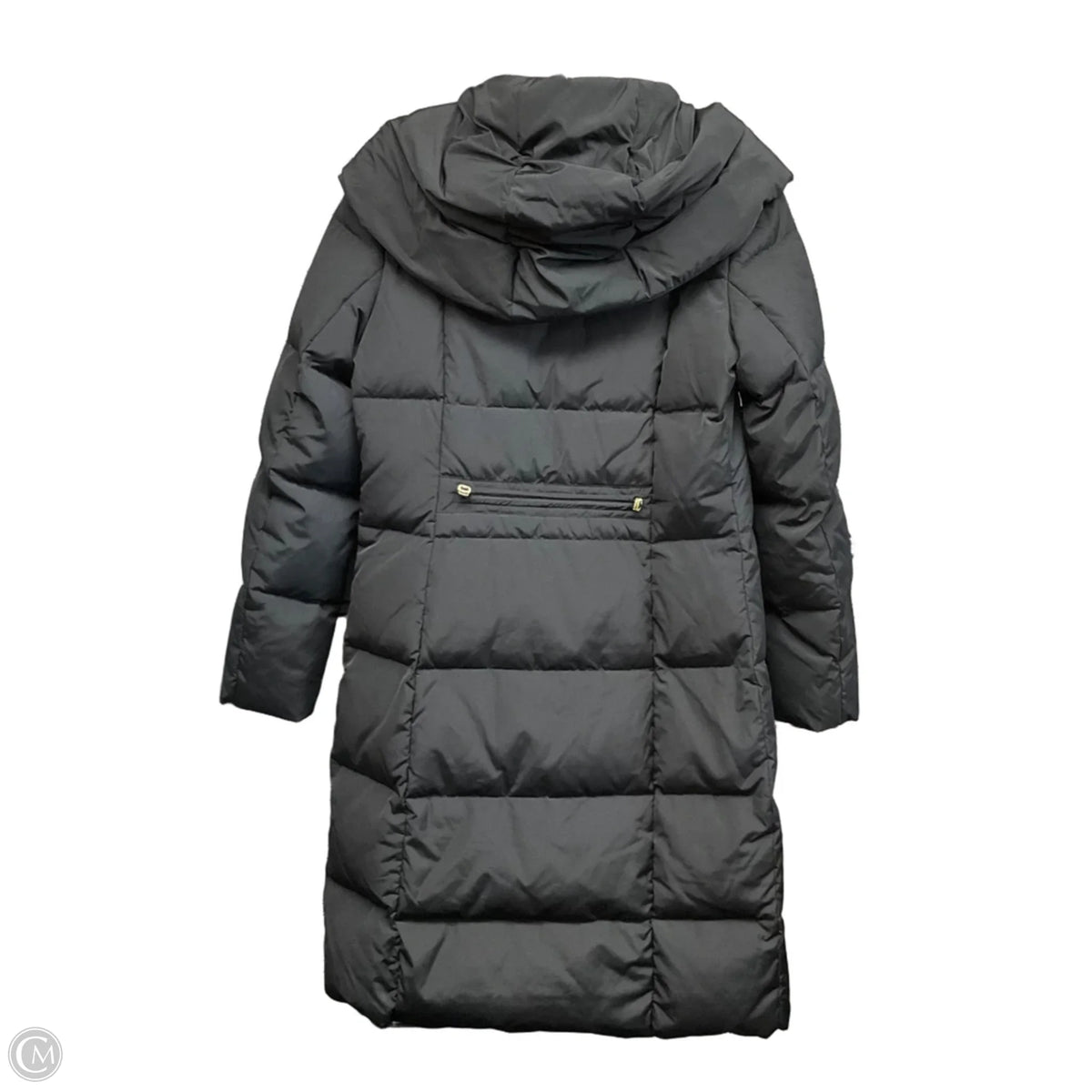 Coat Parka By Cole-haan In Black, Size: M