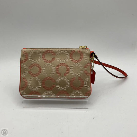 Wristlet Designer By Coach, Size: Small