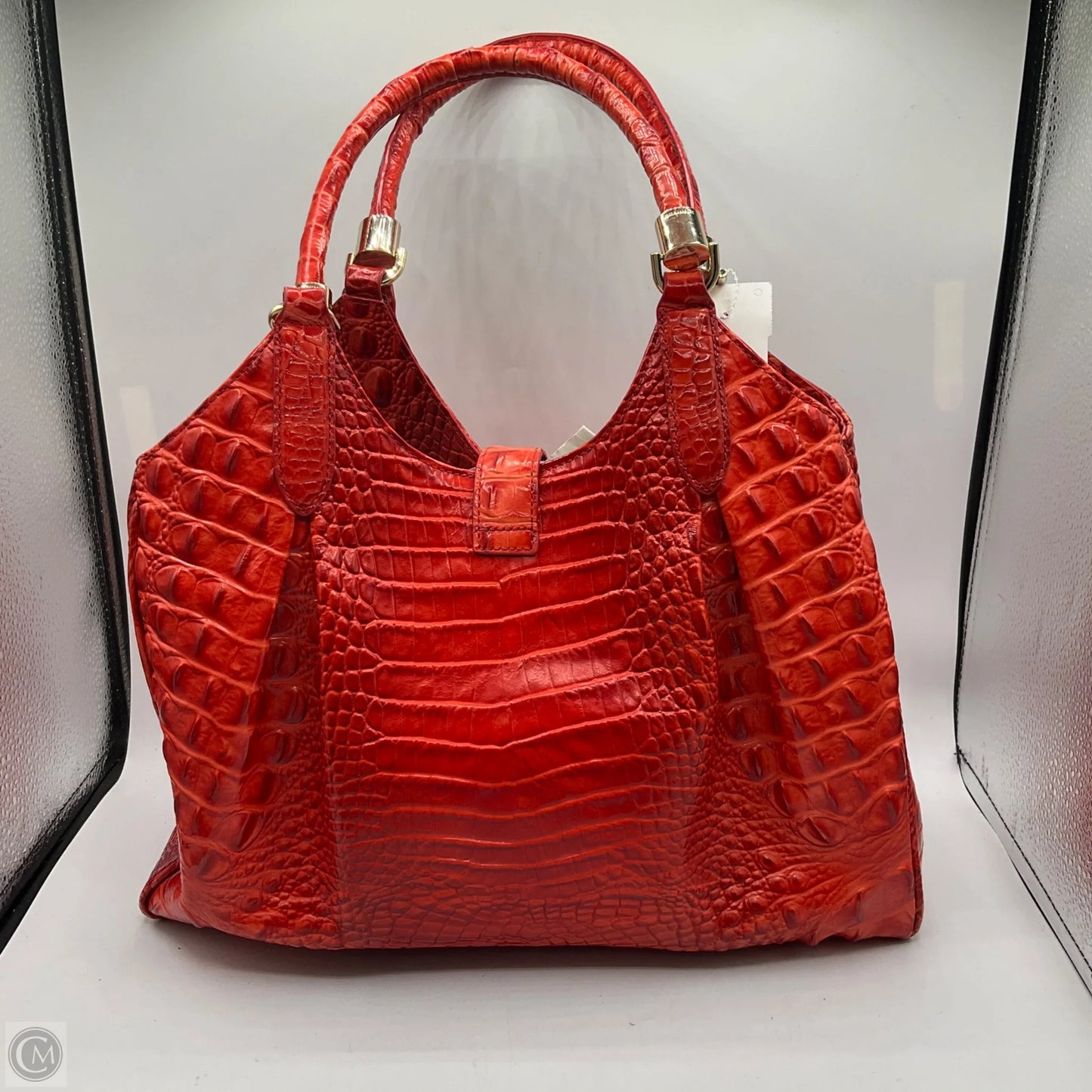 Handbag Designer By Brahmin, Size: Large