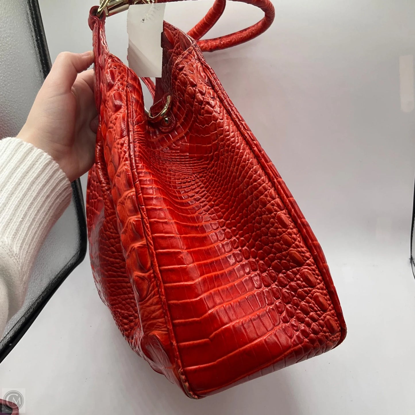 Handbag Designer By Brahmin, Size: Large