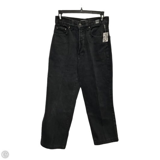 Jeans Luxury Designer By Versace In Black Denim, Size: 4