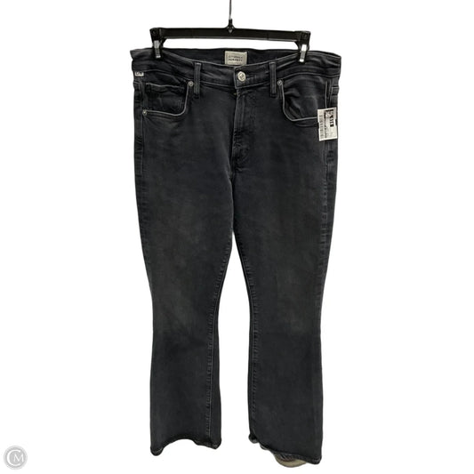 Jeans Flared By Citizens Of Humanity In Black Denim, Size: 6