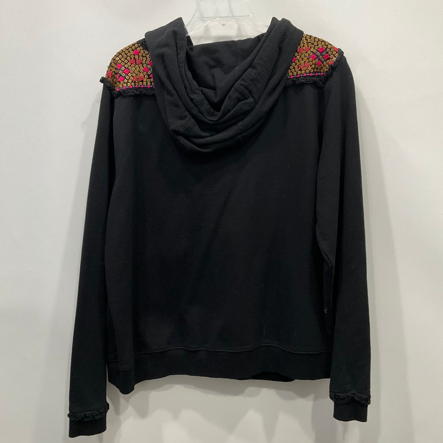 Sweatshirt Hoodie By Anthropologie In Black, Size: Xl