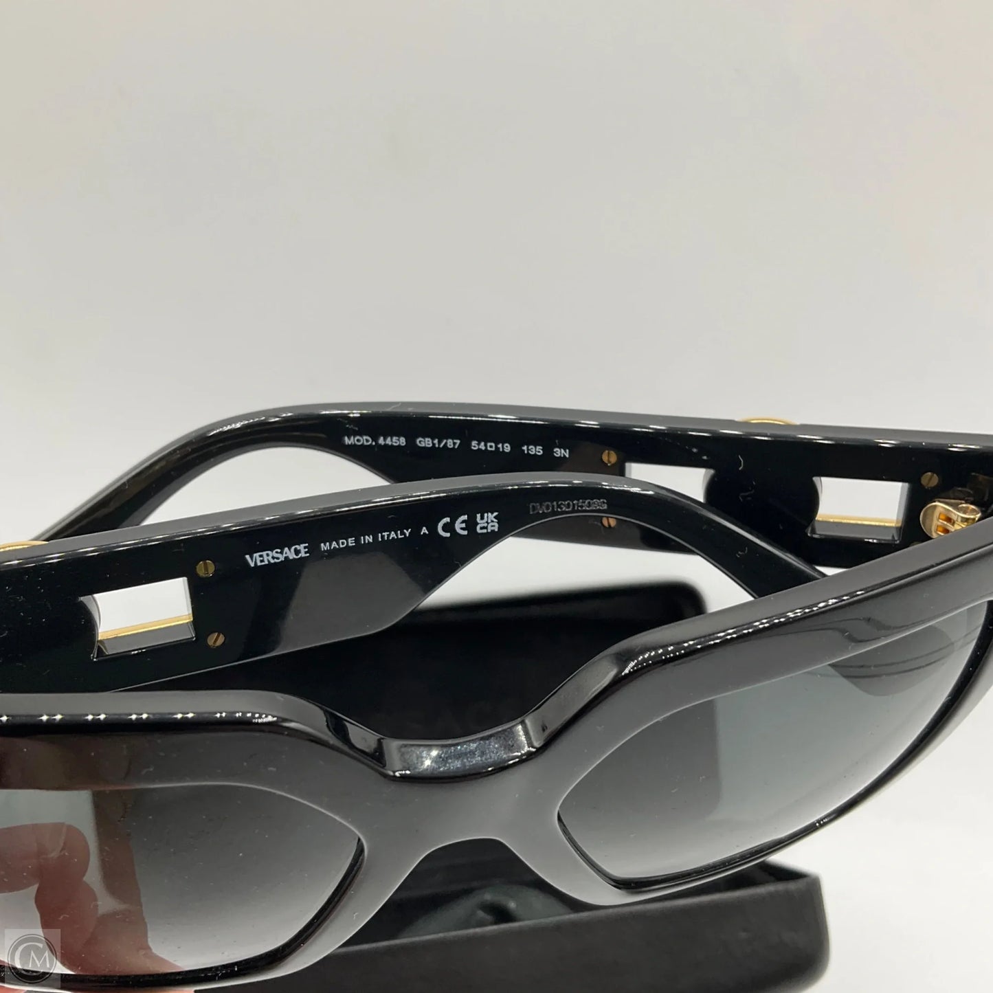 Sunglasses Luxury Designer By Versace, Size: