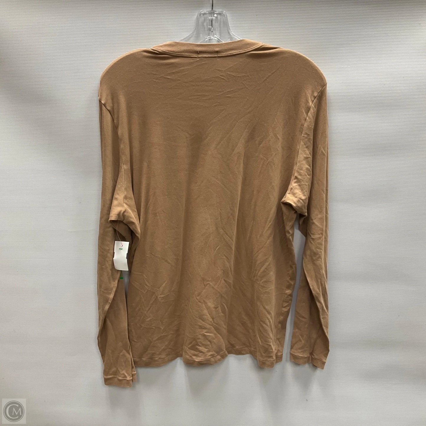 Top Long Sleeve By Skims In Brown, Size: M