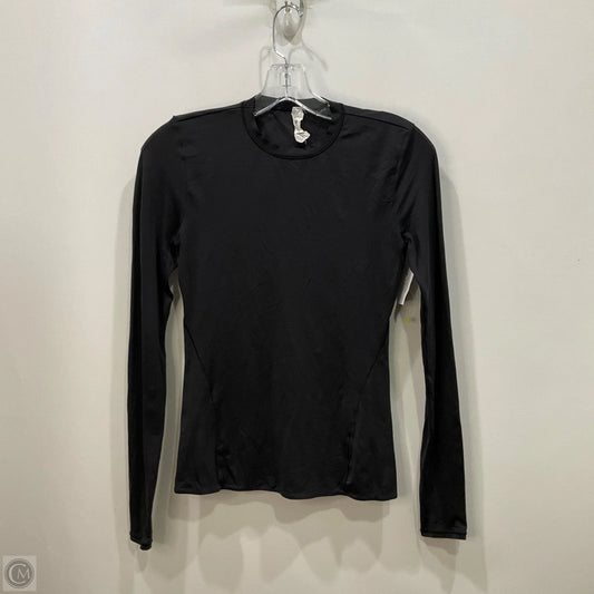 Athletic Top Long Sleeve Crewneck By Lululemon In Black, Size: S