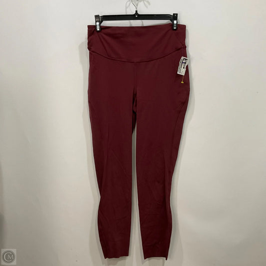 Athletic Leggings By Lululemon In Red, Size: 6