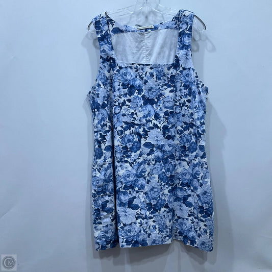 Dress Casual Midi By Abercrombie And Fitch In Blue, Size: Xl