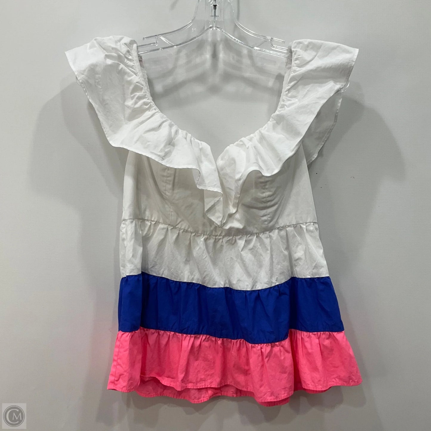 Top Sleeveless Designer By Lilly Pulitzer In White, Size: 0