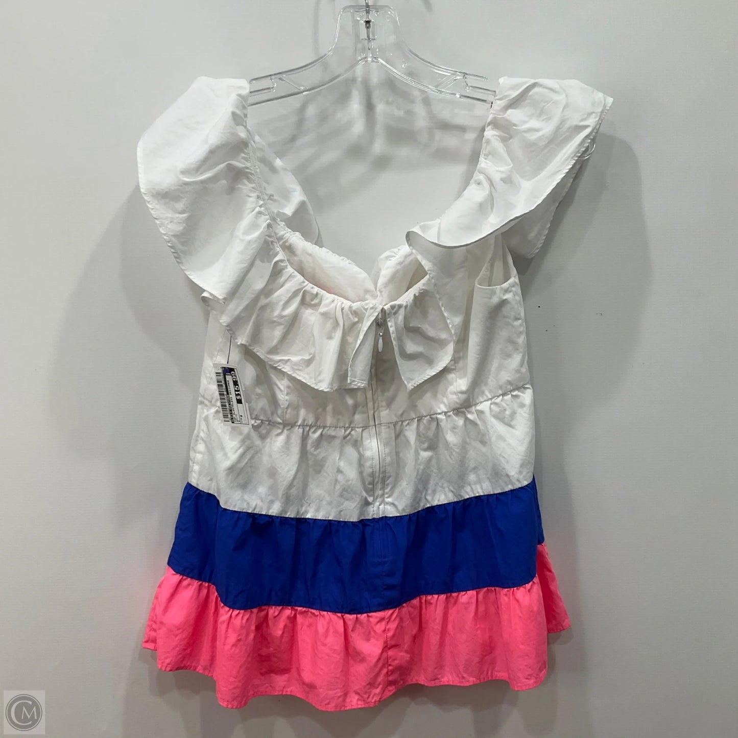 Top Sleeveless Designer By Lilly Pulitzer In White, Size: 0