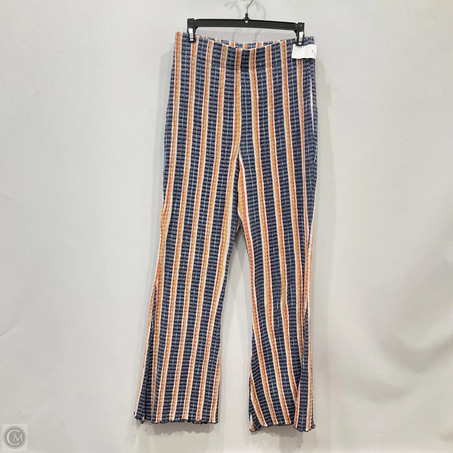 Pants Linen By Free People In Striped Pattern, Size: S