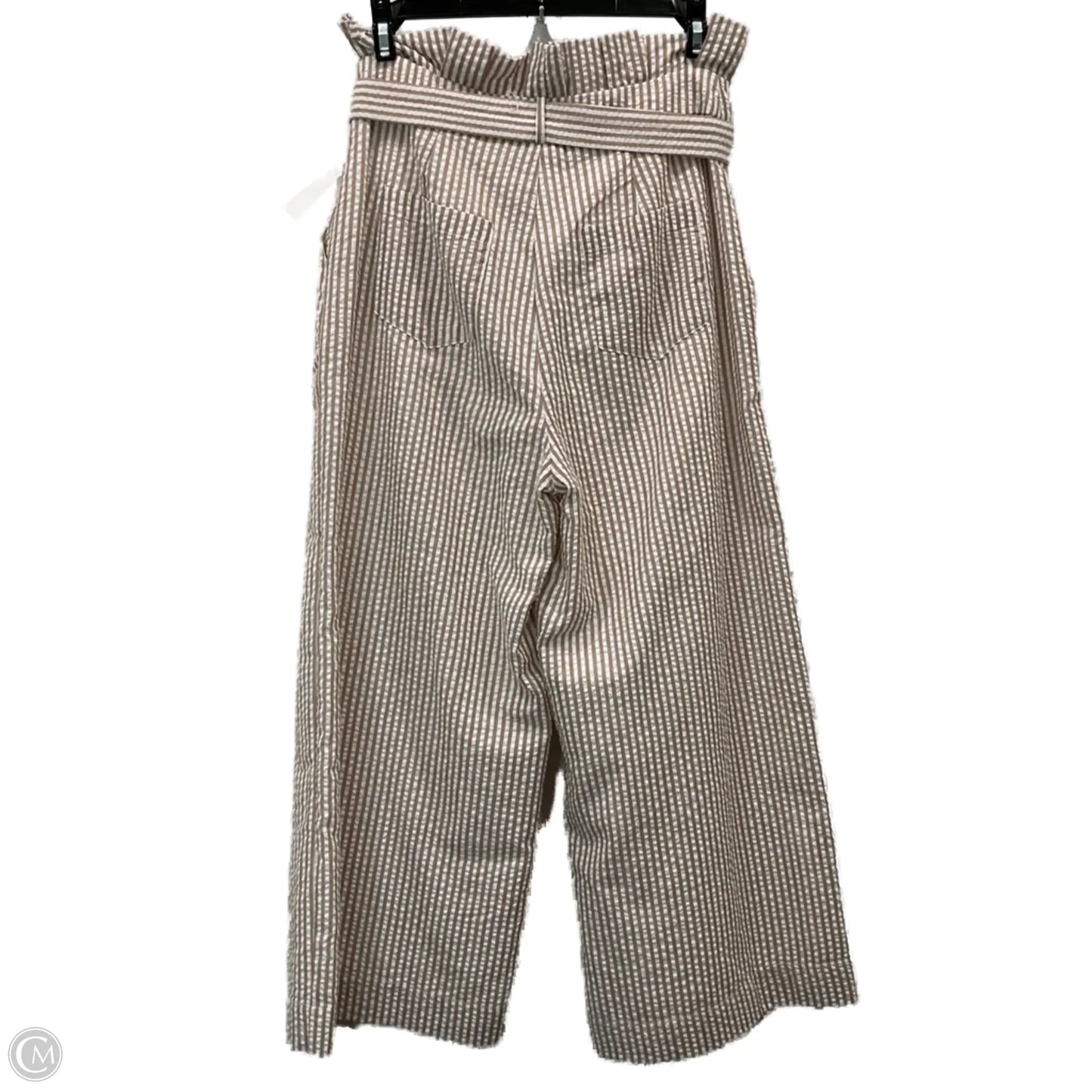 Pants Linen By English Factory In Striped Pattern, Size: S