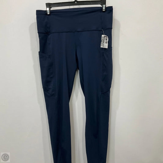 Athletic Leggings By Lululemon In Navy, Size: 8