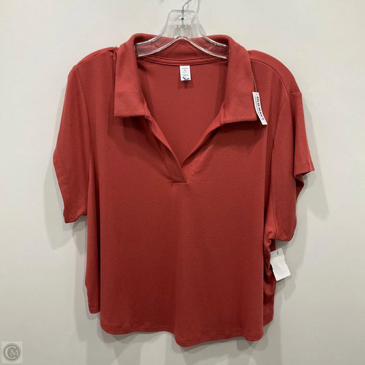 Top Short Sleeve By Old Navy In Red, Size: 3x