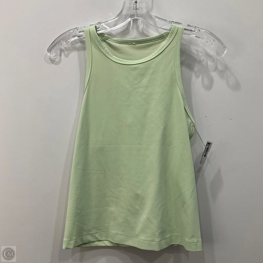 Athletic Tank Top By Lululemon In Green, Size: 8