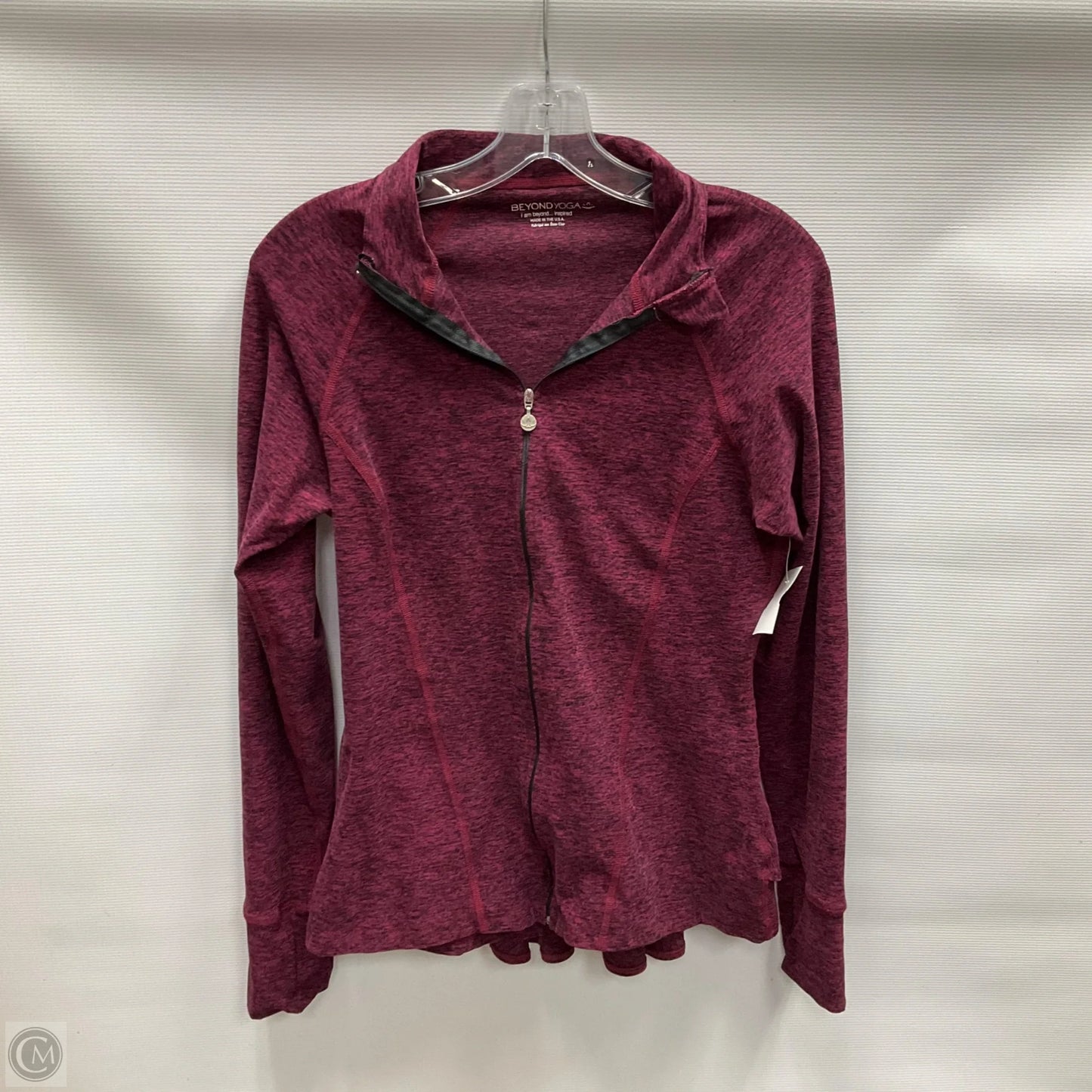 Athletic Jacket By Beyond Yoga In Red, Size: S