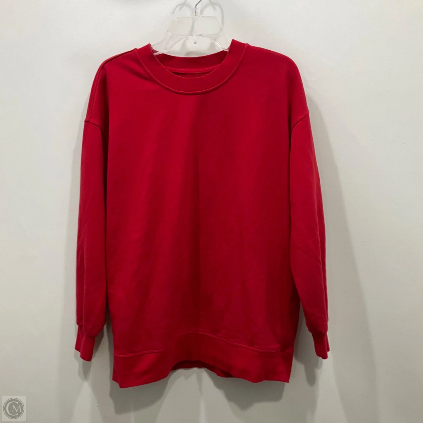 Sweatshirt Crewneck By Lululemon In Red, Size: 6