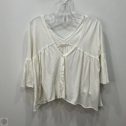 Top Long Sleeve By We The Free In White, Size: Xs