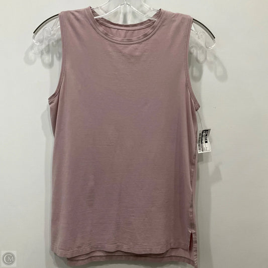 Athletic Tank Top By Lululemon In Mauve, Size: 4