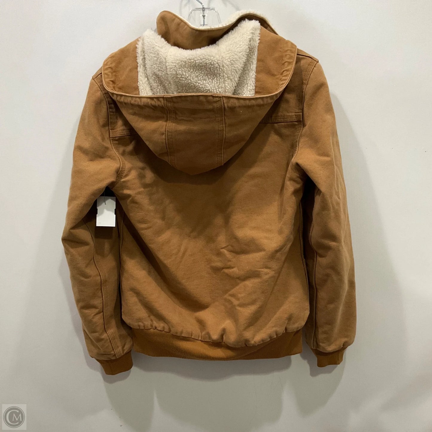 Coat Faux Fur & Sherpa By Carhartt In Brown, Size: Xs