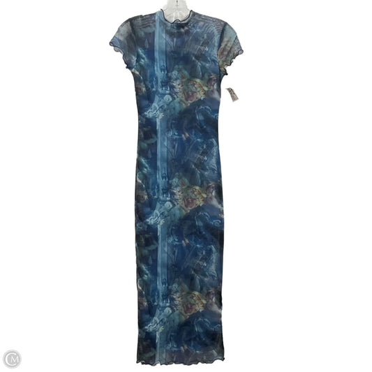 Dress Casual Maxi By Almost Famous In Blue, Size: S