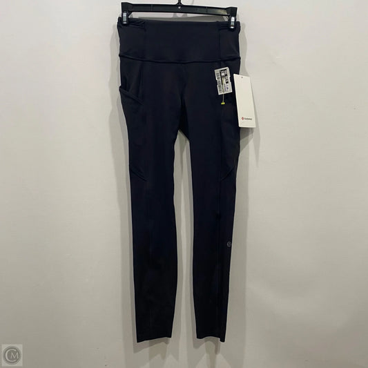 Athletic Leggings By Lululemon In Black, Size: 4