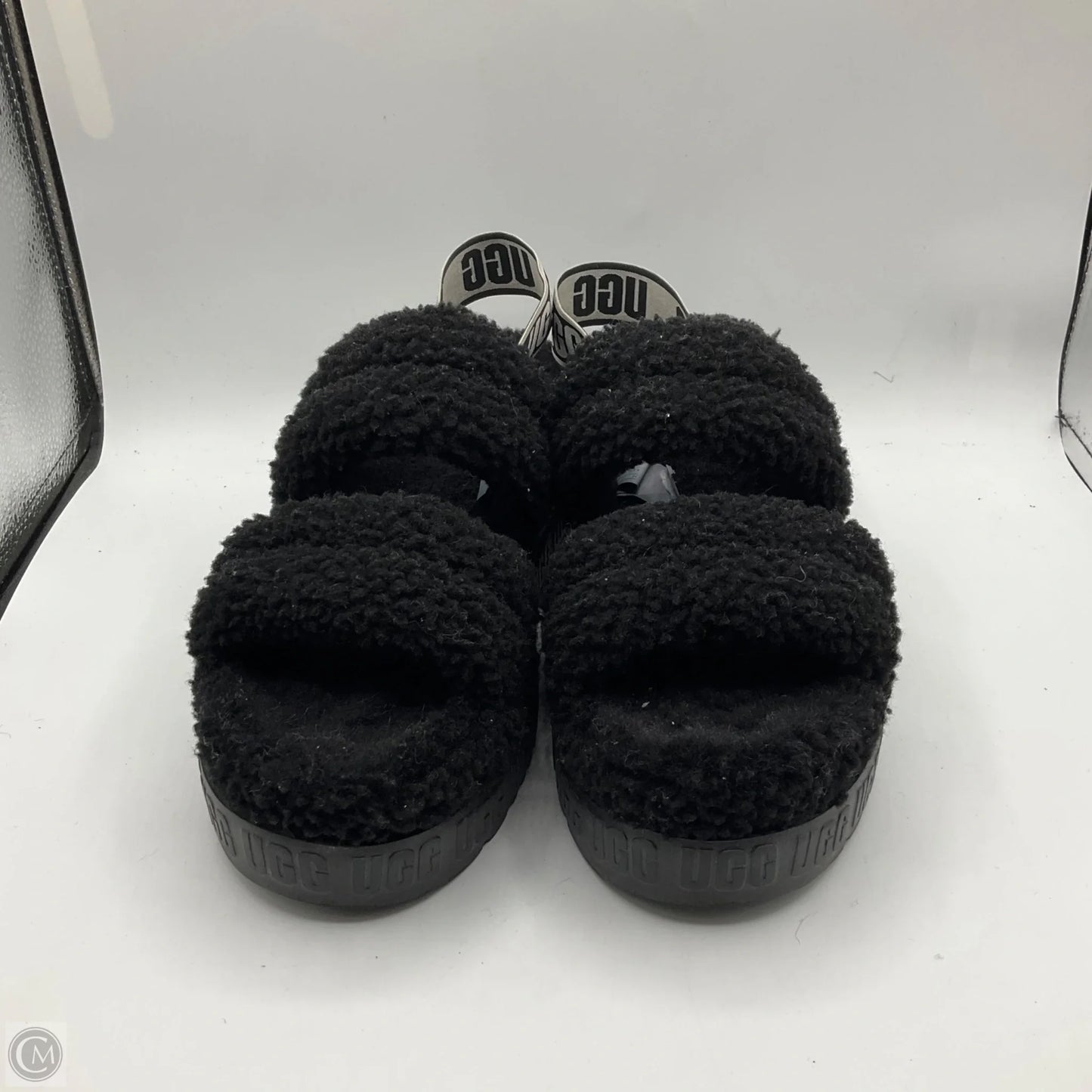 Sandals Designer By Ugg In Black, Size: 9