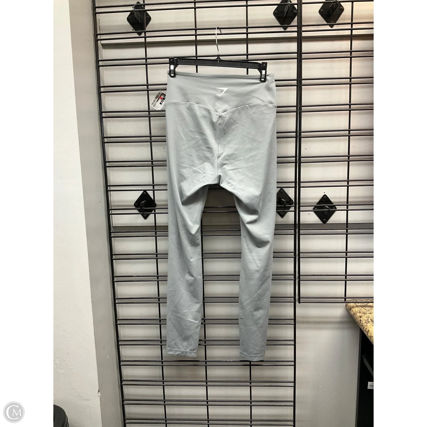 Athletic Leggings By Gym Shark In Grey, Size: L