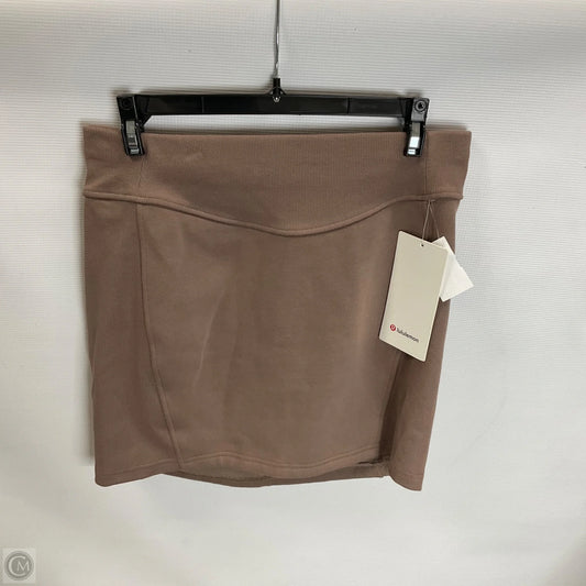 Athletic Skirt By Lululemon In Brown, Size: M