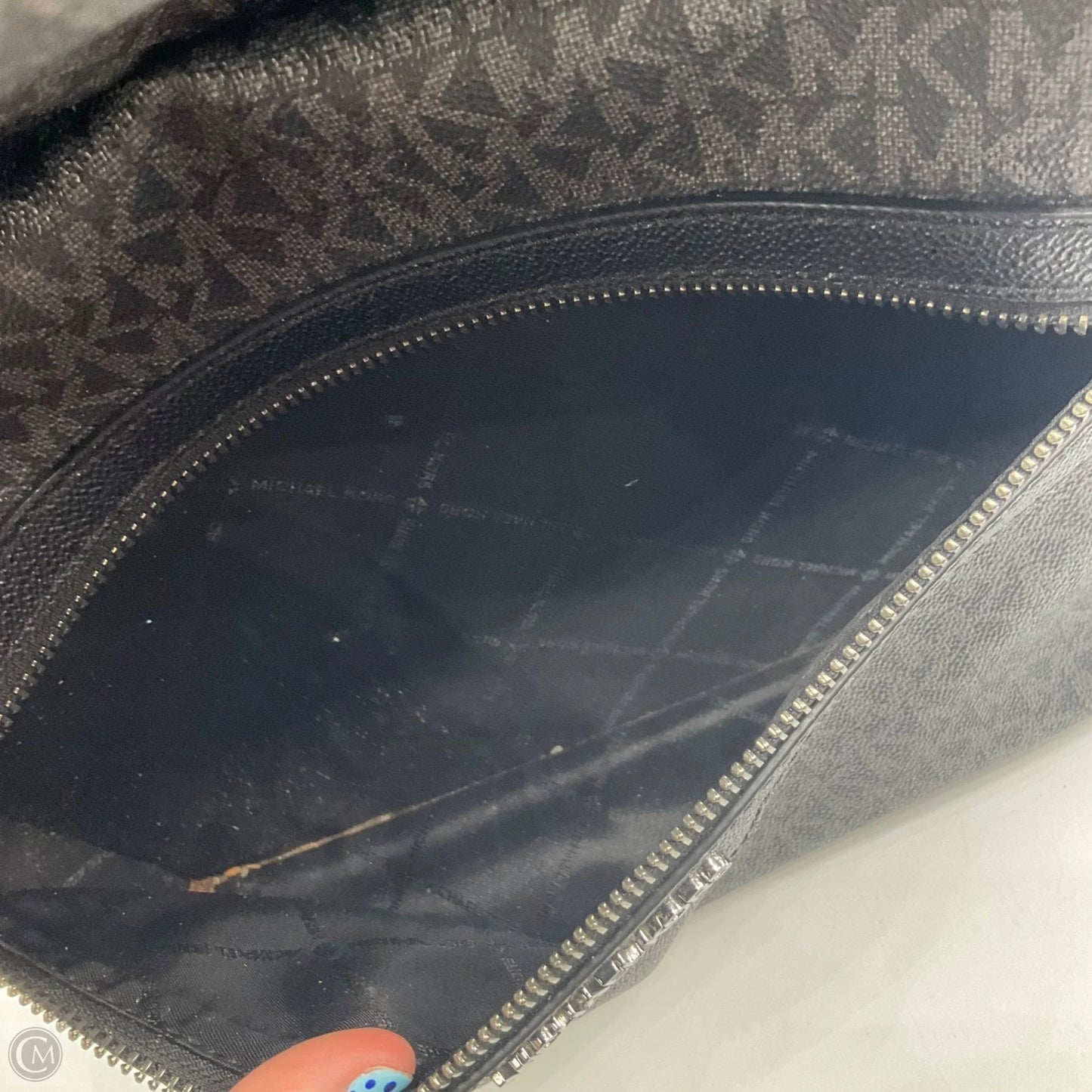 Backpack Designer By Michael Kors, Size: Large