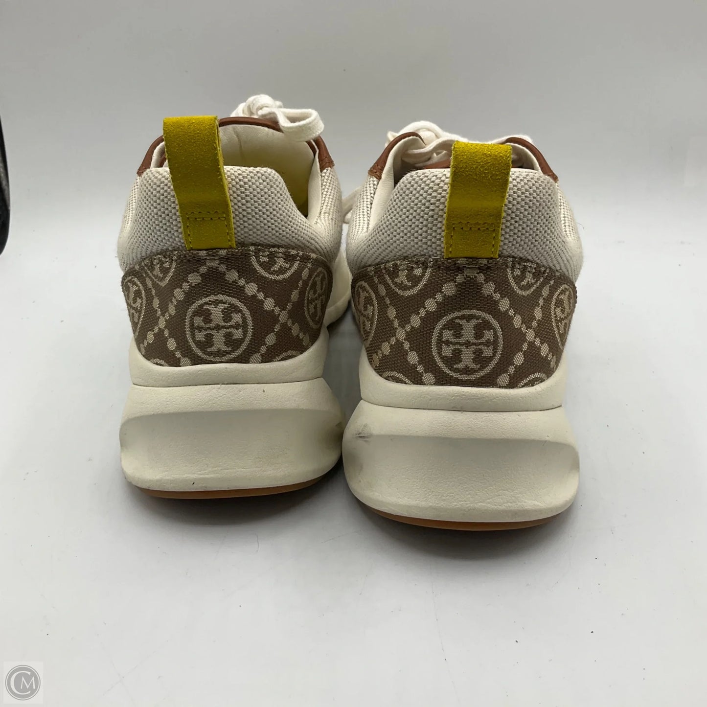 Shoes Designer By Tory Burch In Brown & Cream, Size: 9