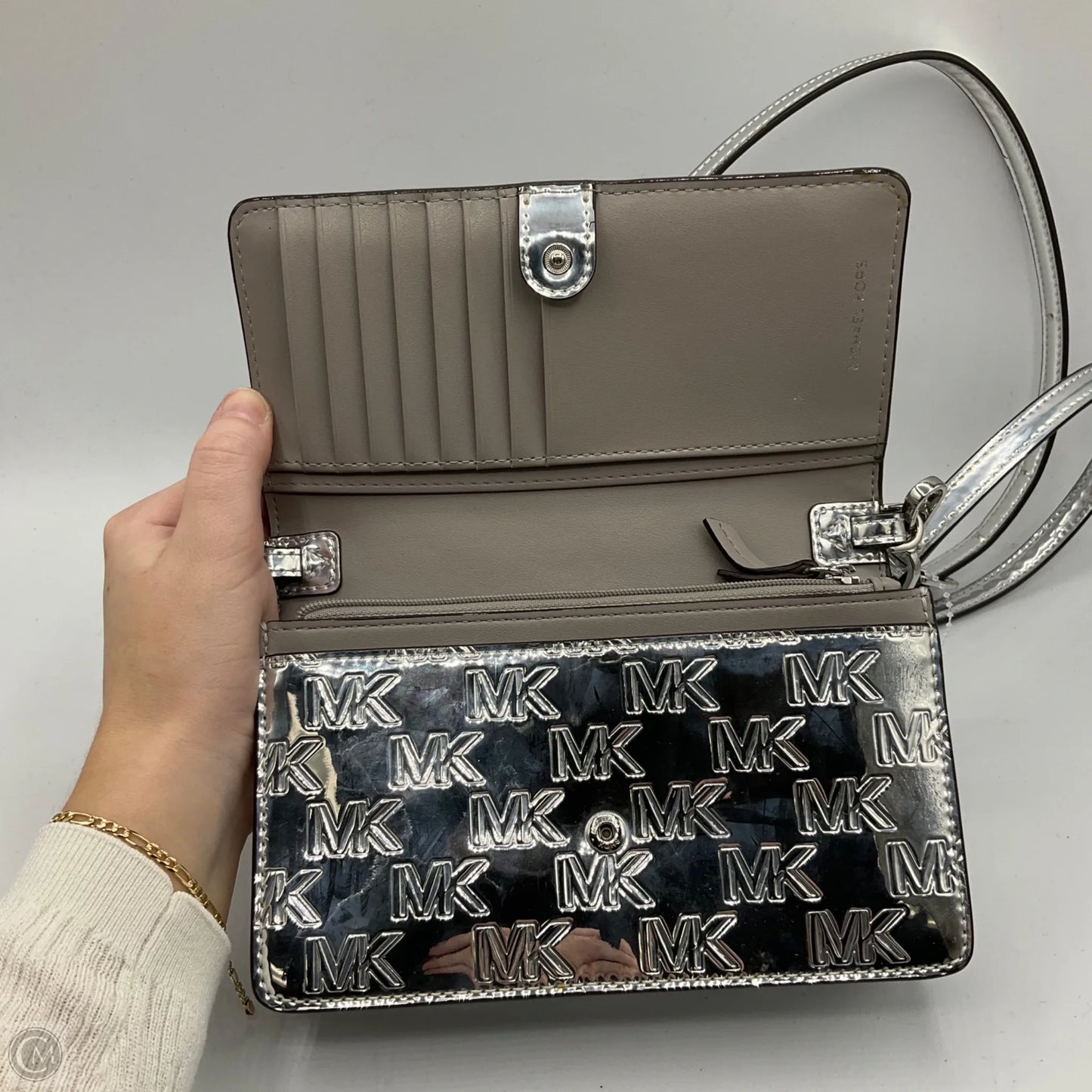 Crossbody Designer By Michael Kors, Size: Medium