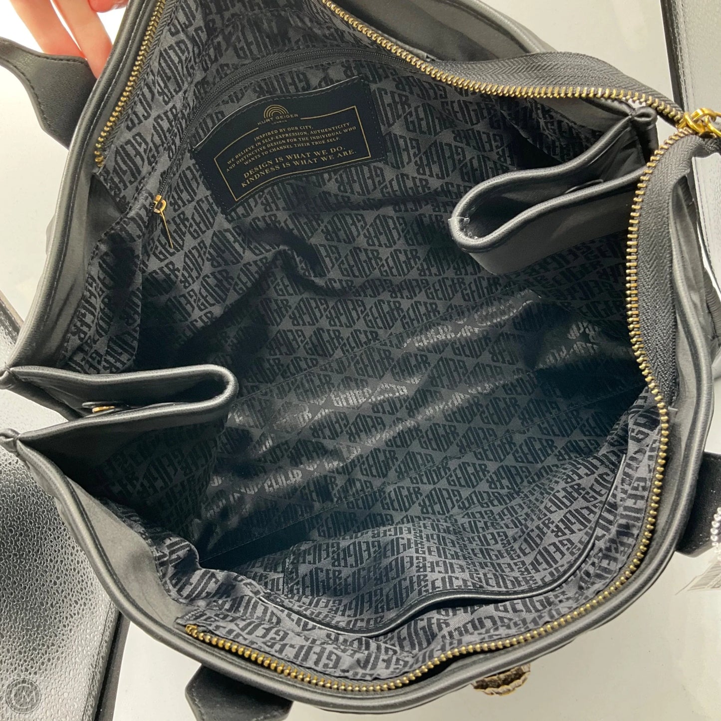 Handbag Designer By Kurt Geiger, Size: Large