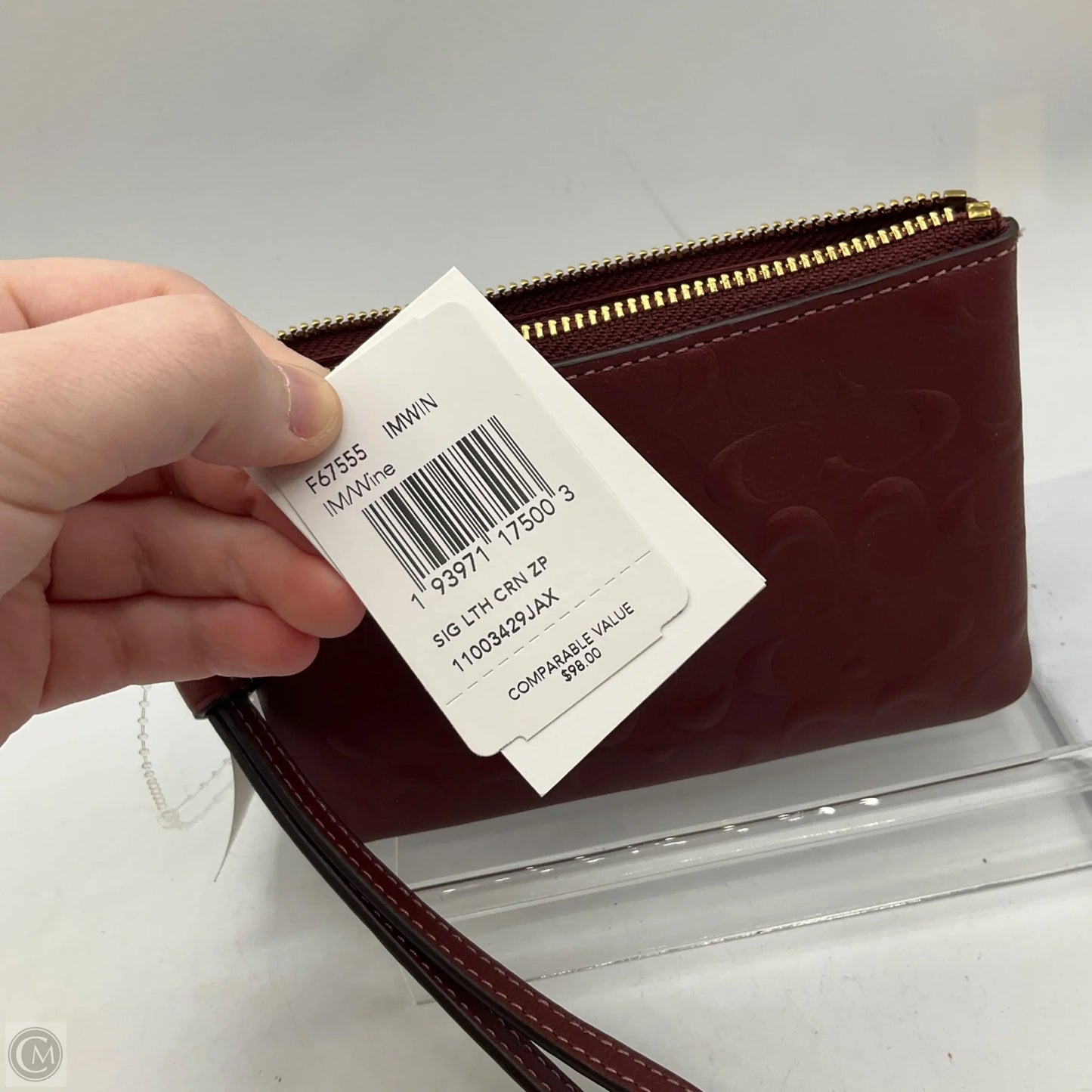 Wristlet Designer By Coach, Size: Small