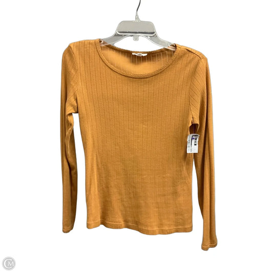 Top Long Sleeve By A Loves A In Orange, Size: M