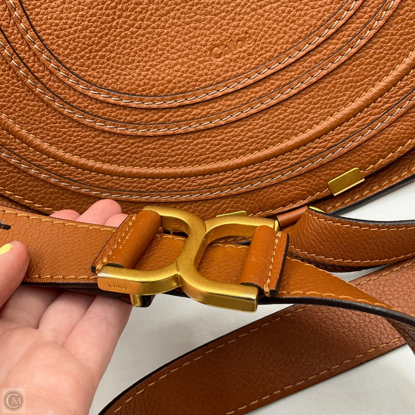 Crossbody Luxury Designer By Chloe, Size: Large