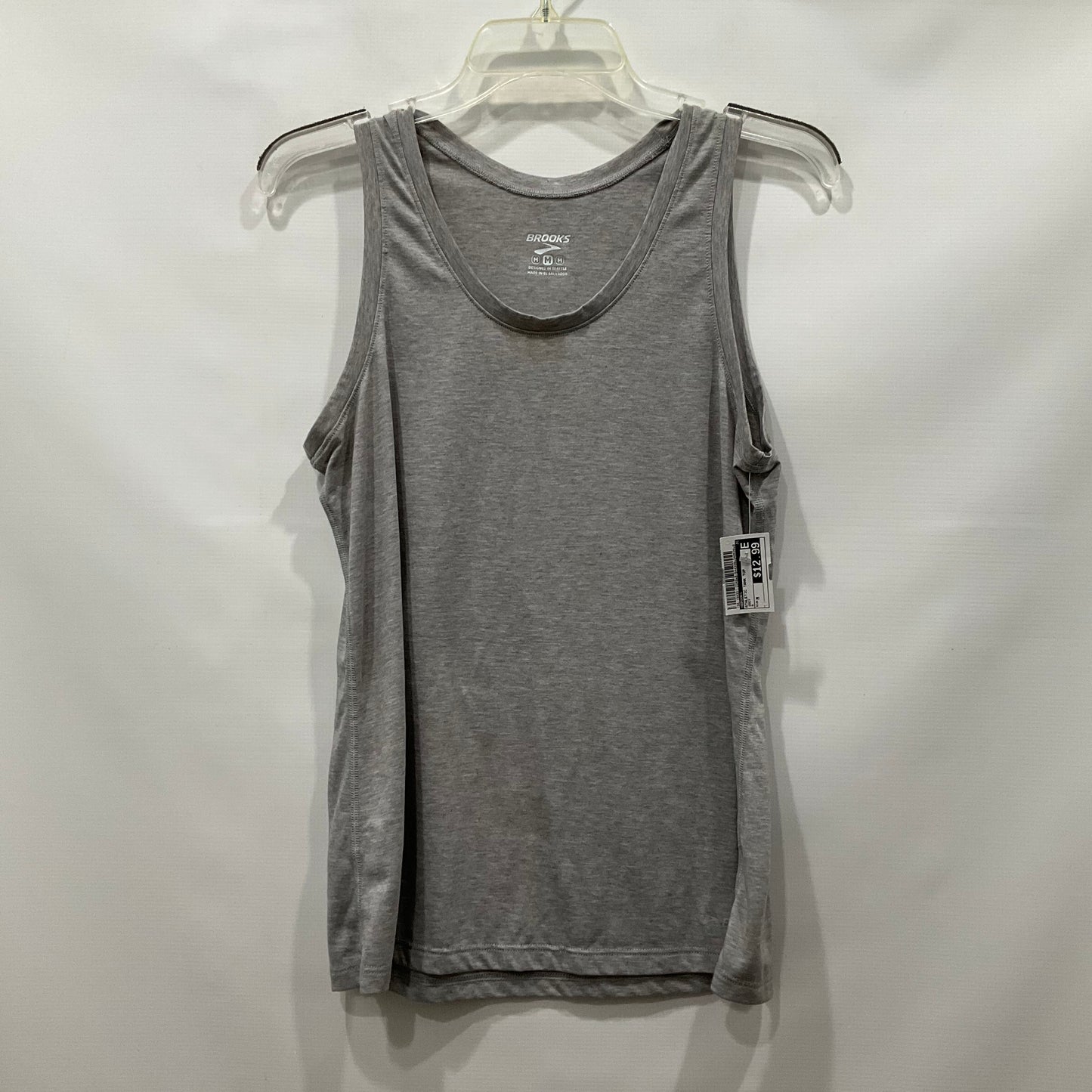 Grey Athletic Tank Top Brooks, Size M