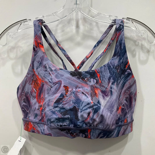 Athletic Bra By Lululemon In Multi-colored, Size: 10