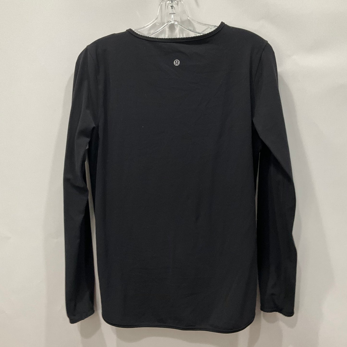 Athletic Top Long Sleeve Crewneck By Lululemon In Black, Size: 8