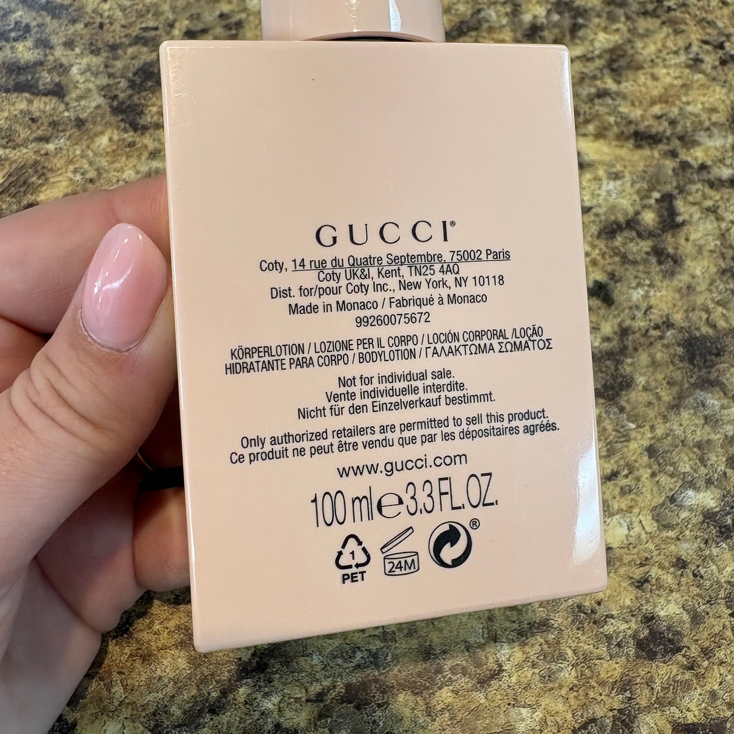 Body Moisturizer By Gucci, Size: Medium