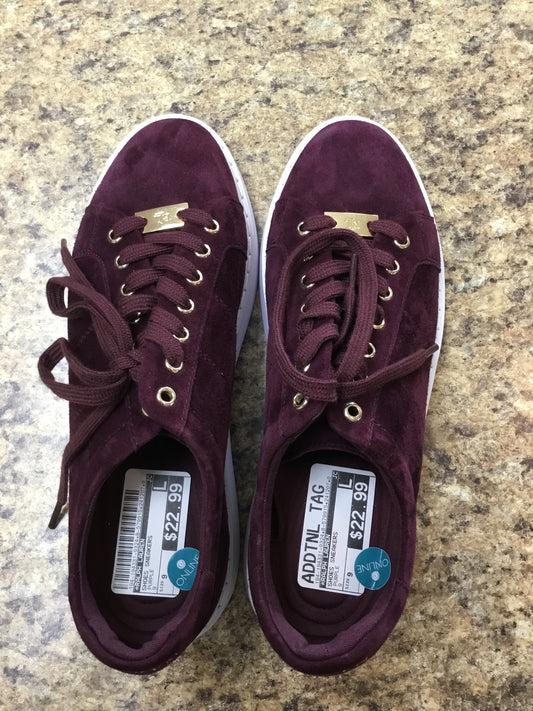 Shoes Sneakers By Ralph Lauren In Purple, Size: 9