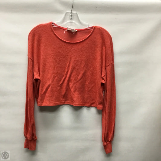 Top Long Sleeve By The Native One In Red, Size: S