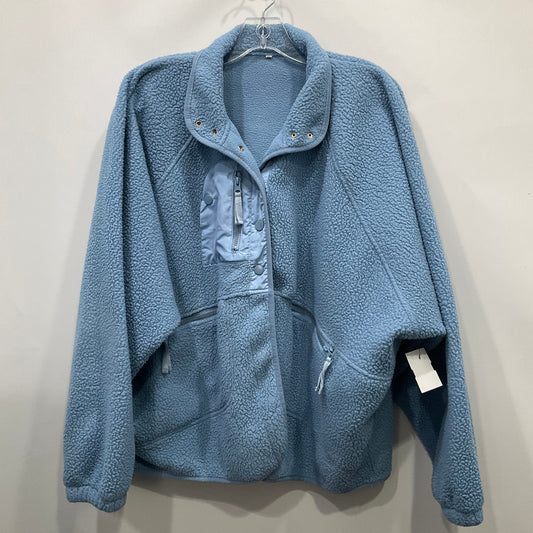 Jacket Fleece In Blue, Size: Xl