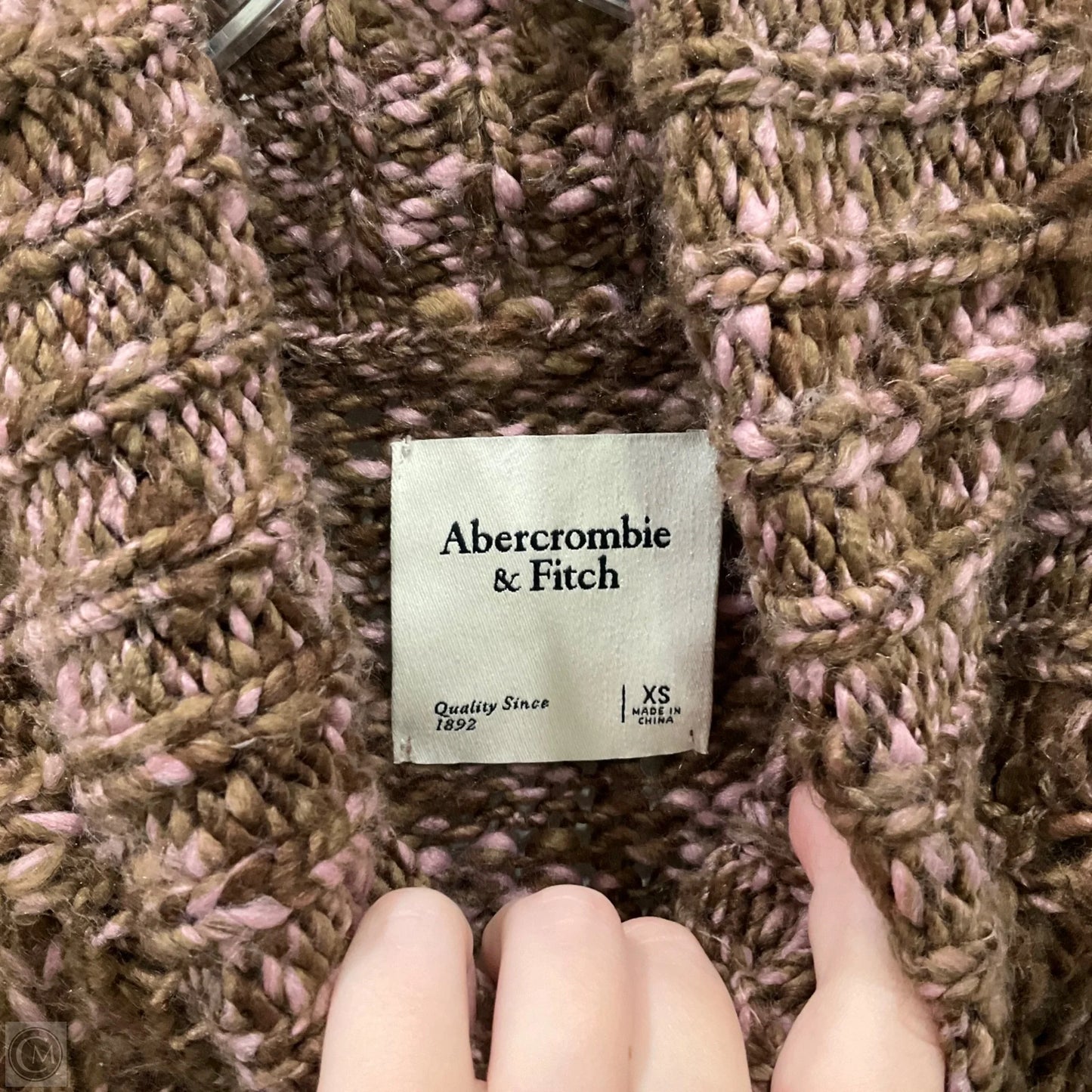 Sweater By Abercrombie And Fitch In Brown, Size: Xs