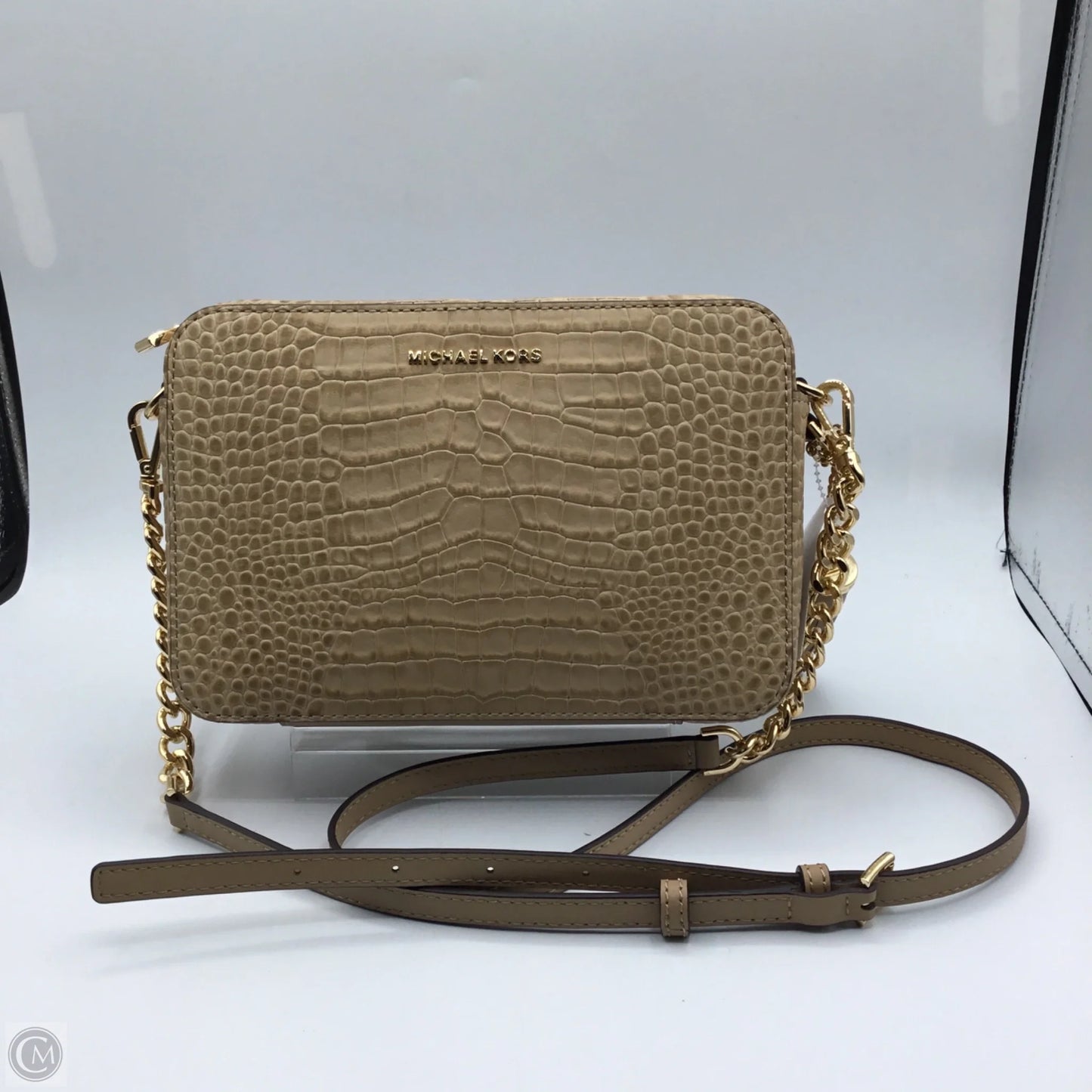 Crossbody Designer By Michael Kors, Size: Medium