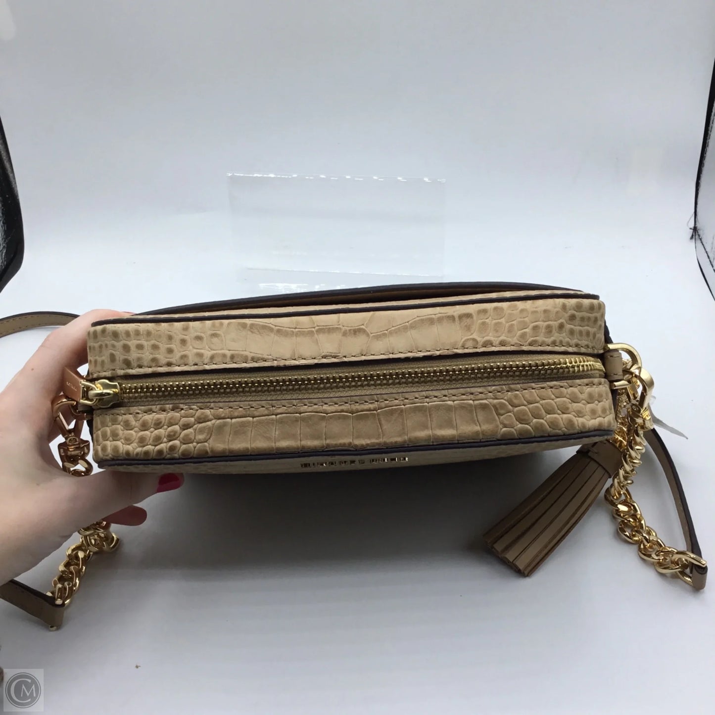 Crossbody Designer By Michael Kors, Size: Medium