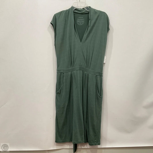 Dress Casual Midi By Patagonia In Green, Size: L