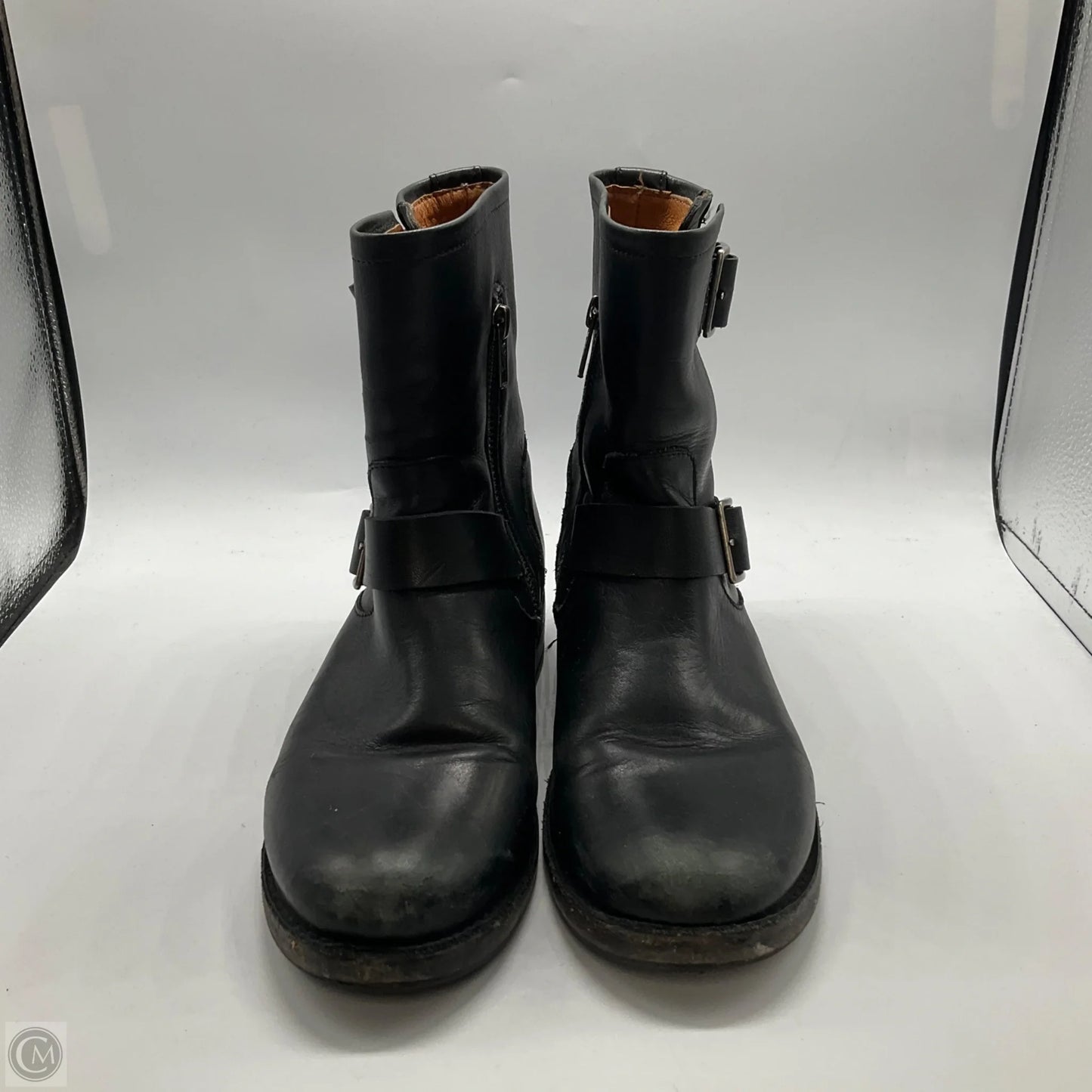 Boots Designer By Frye In Black, Size: 7.5