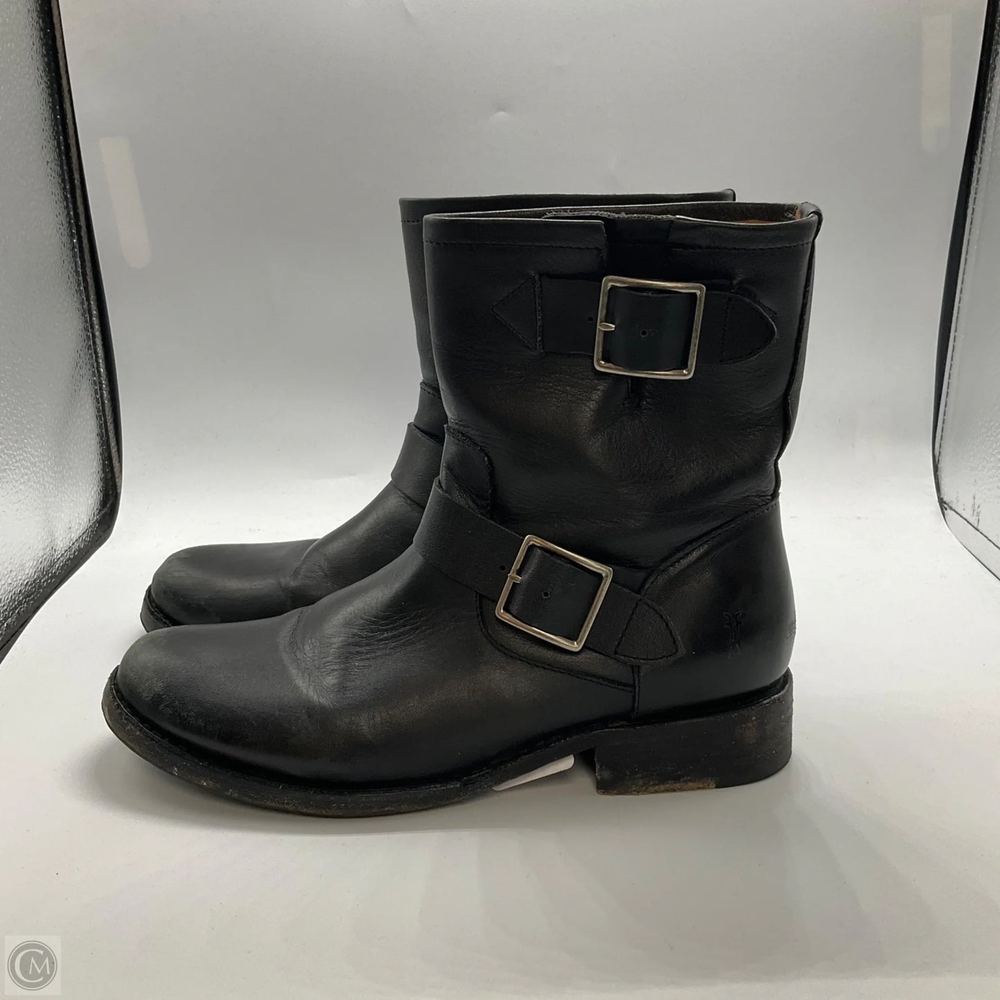 Boots Designer By Frye In Black, Size: 7.5